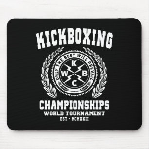 Kickboxing Championships, Kickboxing T Shirt, Mart Mouse Pad