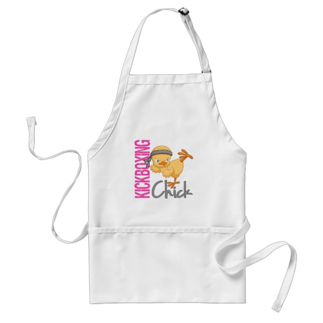 Kickboxing Chick Standard Apron (Front)