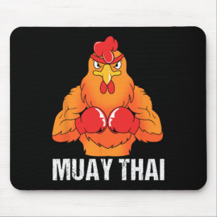 Kickboxing Coach Thailand Rooster Muay Thai Mouse Pad
