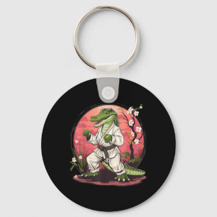Kickboxing Crocodile Taekwondo Karate MMA Funny Key Ring