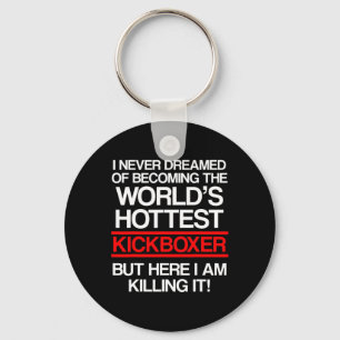 Kickboxing Dreamed Kick Boxing Workout Key Ring