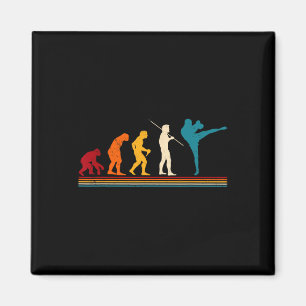 Kickboxing Evolution Kickboxer Karate Boxing Mma Magnet