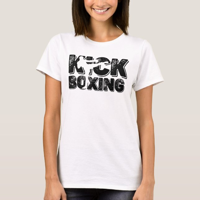 Kickboxing Fearless Warrior Mindset T-Shirt (Front)