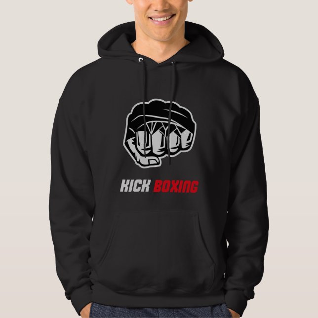 Kickboxing Fight Fist Hoodie (Front)