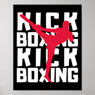 Kickboxing Fighter Poster