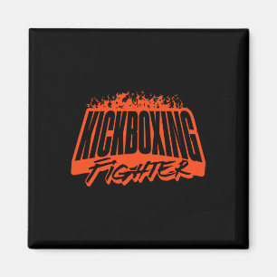 Kickboxing Fighter, Training, Sportswear, Boxing,  Magnet