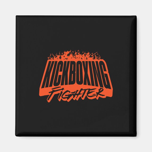 Kickboxing Fighter, Training, Sportswear, Boxing,  Magnet (Front)