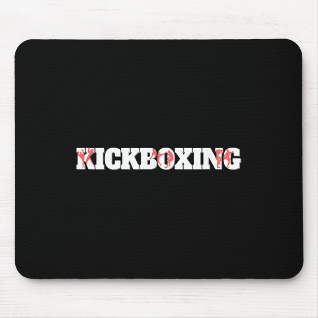 Kickboxing Fighting Cage Fight Training  Mouse Pad (Front)