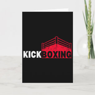 Kickboxing Fighting Ring Sport Card