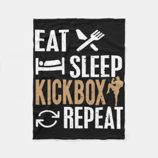 Kickboxing For Kickboxer  Fleece Blanket