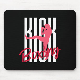 Kickboxing Front Kick Mouse Pad