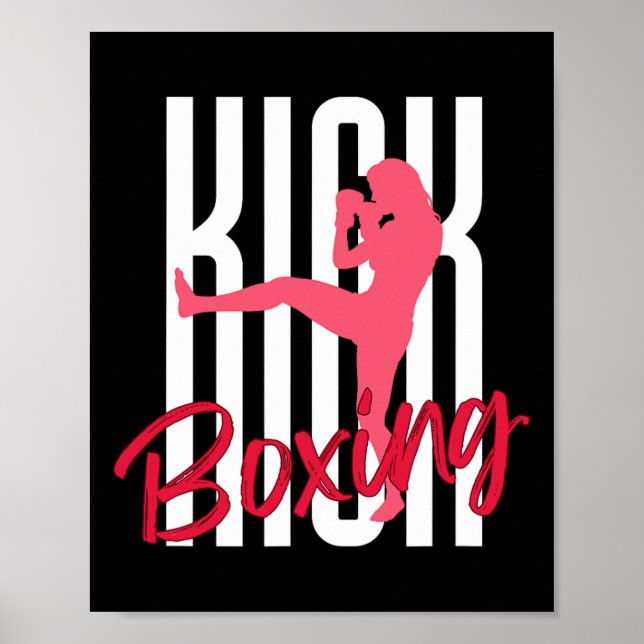 Kickboxing Front Kick  Poster (Front)
