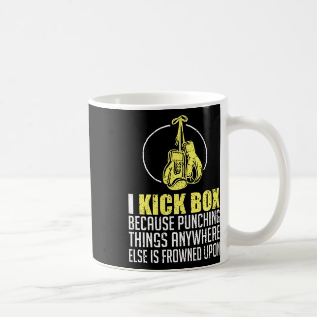 Kickboxing Funny Saying Combyt Fighter Kickboxer G Coffee Mug (Right)