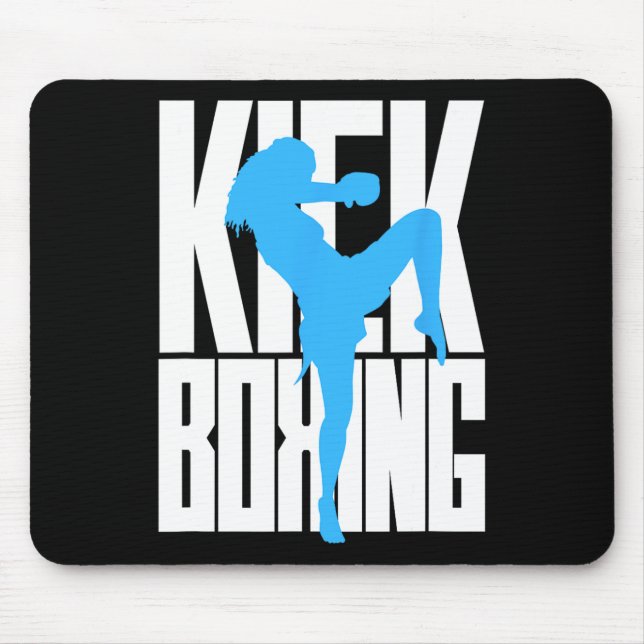 Kickboxing Girl In Training  Mouse Pad (Front)