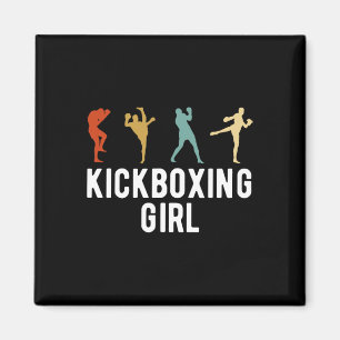 Kickboxing Girl Kickboxer Magnet