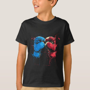 Kickboxing Gloves Graphic Martial Arts T-Shirt