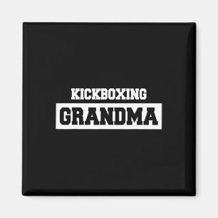 Kickboxing Grandma - Kickboxer Magnet