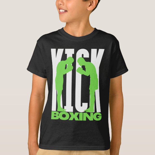 Kickboxing Greeting  T-Shirt (Front)