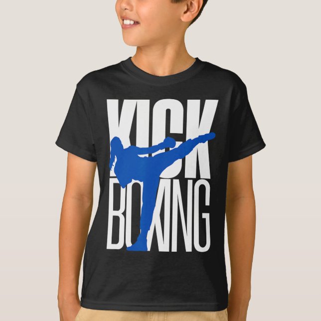 Kickboxing Highkick  T-Shirt (Front)