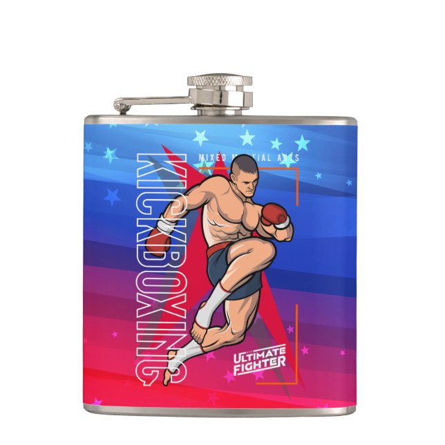Kickboxing |  hip flask (Front)