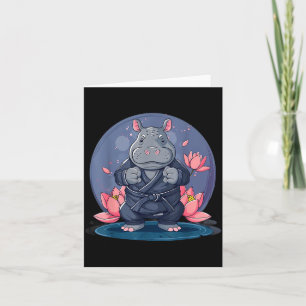 Kickboxing Hippo Martial Arts Karate Jiu-Jitsu MMA Card