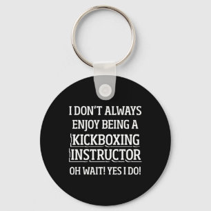 Kickboxing Instructor Kick Boxing Workout _4  Key Ring