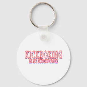 kickboxing is my superpower key ring
