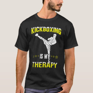 Kickboxing Is My Therapy  Kickboxer Vintage Men Wo T-Shirt