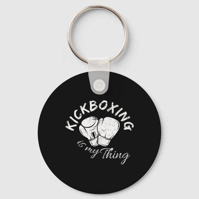 Kickboxing Is My Thing  Key Ring (Front)