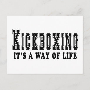 kickboxing It's way of life Postcard