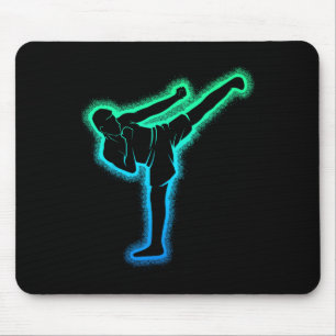 Kickboxing Karate Kickboxer Taekwondo Children Men Mouse Pad