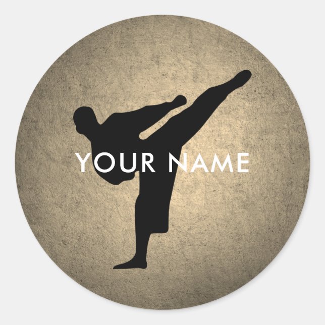 Kickboxing - Karate Sticker (Front)