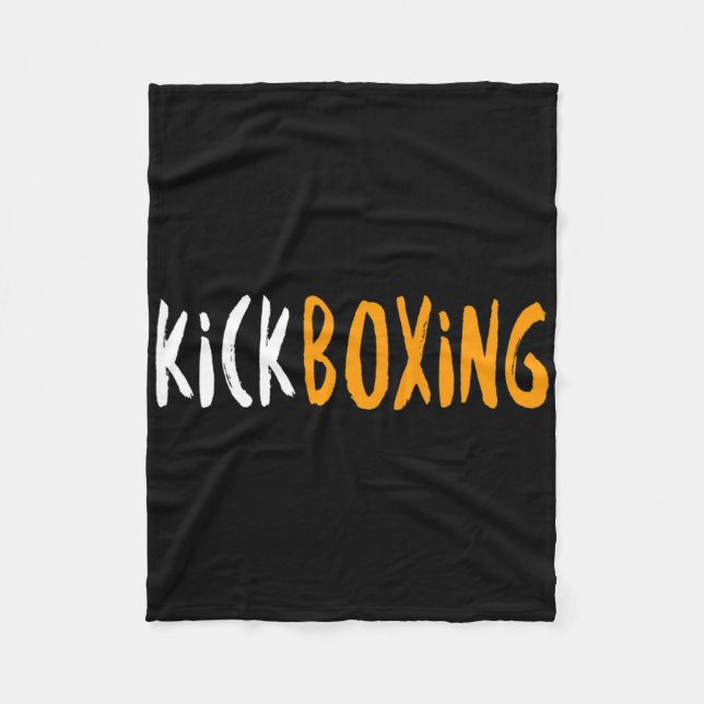Kickboxing Kick Boxing Workout _6  Fleece Blanket (Front)
