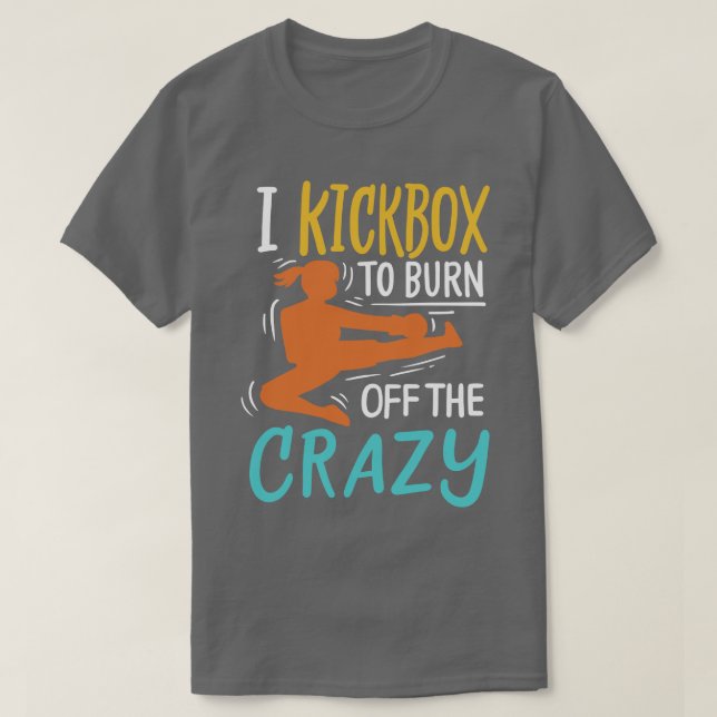 Kickboxing Kickboxer 6 T-Shirt (Design Front)
