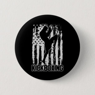 Kickboxing Kickboxer Gift _1 6 Cm Round Badge