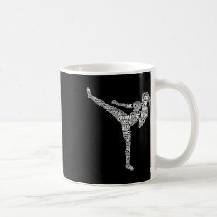 Kickboxing Kickboxer Karate Girls Women Kids 1 Coffee Mug