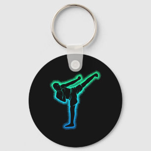 Kickboxing Kickboxer Karate Taekwondo Kids Boys Me Key Ring