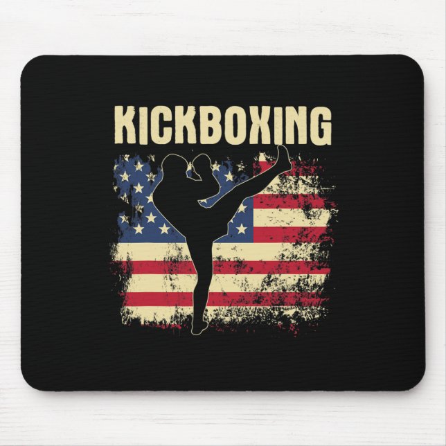 Kickboxing - Kickboxer Mixed Martial Arts Coach Se Mouse Pad (Front)