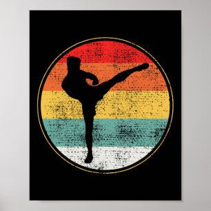 Kickboxing Kickboxer Retro Vintage _1 Poster