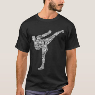 Kickboxing Kickboxer Taekwondo Karate Children Boy T-Shirt