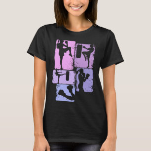 Kickboxing Kickboxer Taekwondo Karate Girls Women T-Shirt