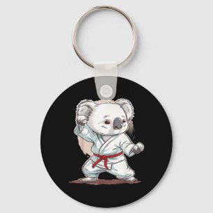 Kickboxing Koala Martial Arts Karate Jiu-Jitsu MMA Key Ring