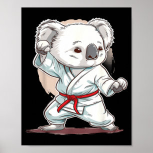 Kickboxing Koala Martial Arts Karate Jiu-Jitsu MMA Poster