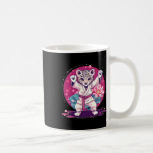 Kickboxing Leopard Taekwondo Karate Mma Martial Ar Coffee Mug