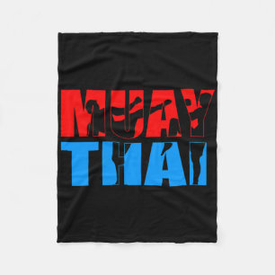 Kickboxing Martial Arts Thai Boxing Muay Thai Fleece Blanket
