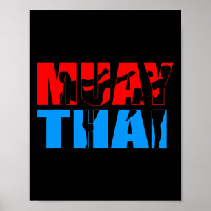 Kickboxing Martial Arts Thai Boxing Muay Thai Poster