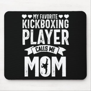 Kickboxing Mom Mama Funny Martial Arts Karate Muay Mouse Pad