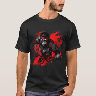 Kickboxing Monkey Martial Arts Judo Taekwondo T-Shirt