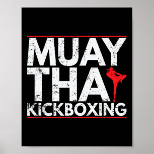 Kickboxing Muay Thai Precision And Endurance Poster