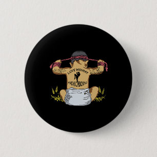 Kickboxing Muay Thai Training Fitness Byby Love Mo 6 Cm Round Badge